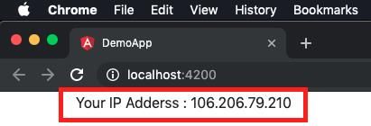 get current ip address angularjs
